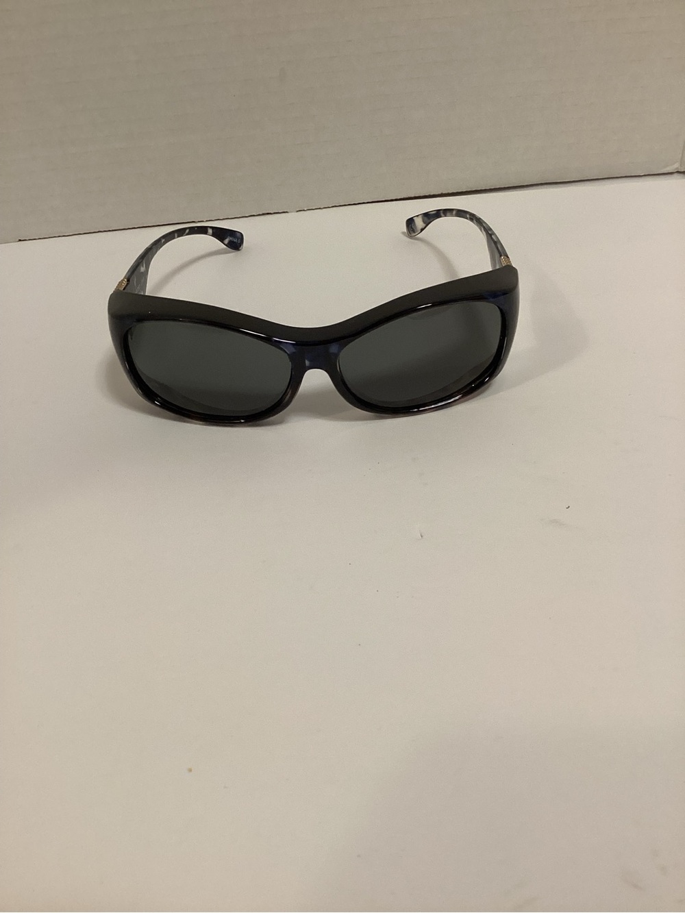 Women’s Black Oversized Wrap Sunglasses by Polar Optics